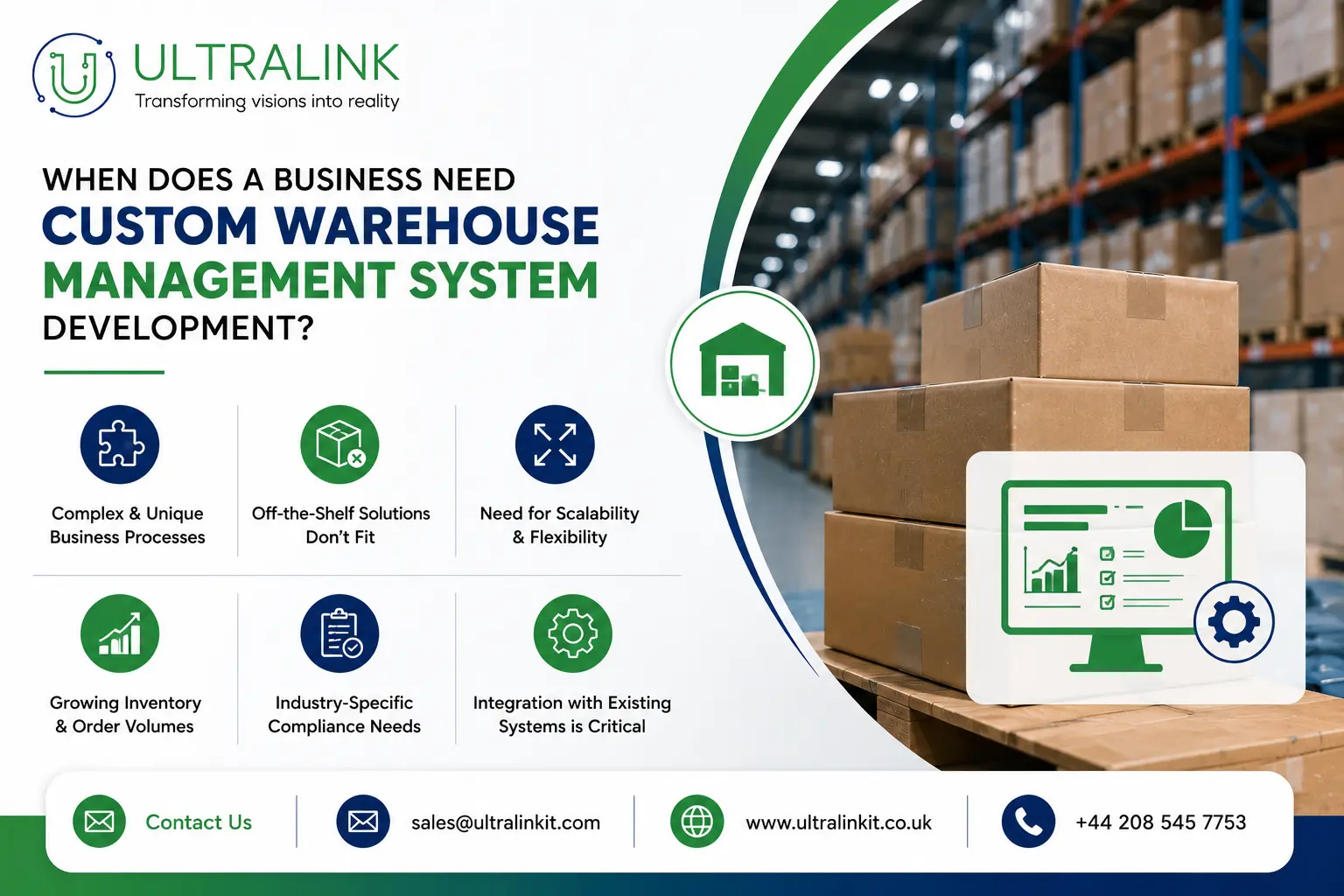 When a business needs custom Warehouse Management System Development
